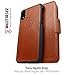 Dreem Fibonacci 2-in-1 Wallet Case for Apple iPhone XR - Luxury Vegan Leather, Magnetic Detachable Shockproof Phone Case, RFID Card Protection, 2-Way Flip Stand - Caramel