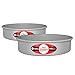 Fat Daddio's Anodized Aluminum Round Cake Pans, 2 Piece Set, 6 x 3 Inch