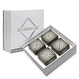 Euclidean Cube Maya Magnetic Cube with 36pcs Magnets Built-in,Brain Teasers STEM Toys Cube Puzzle Toys for Kids and Adults (Pack of 4)