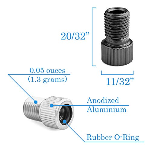 Presta Valve Adapter Air Compressor Presta to Schrader Valve Pump