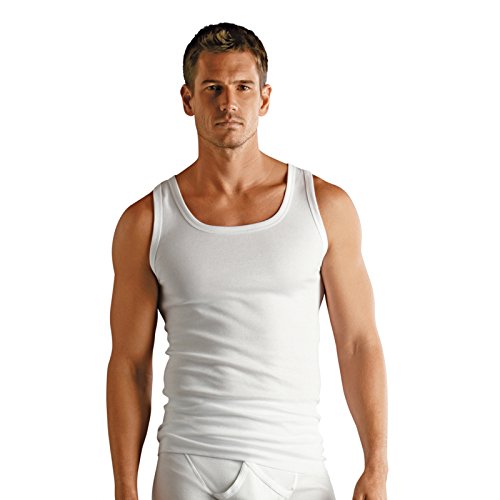 Jockey 21000583 3 Pack Vest - White - Large