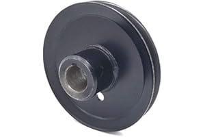 Phoenix Mfg. 6 Inch Dia 1 1/8 Inch Bore Steel V-Groove Drive Pulley Replacement for Hustler 602903