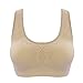 Senchanting Women Comfort Breathable Racerback Wirefree Mesh Workout Sports Bra