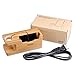 USB Charging Stand - Tendak Phone Stand with 3 USB Port Bamboo Wood Charging Dock Station for 38mm and 42mm Apple Watch & iPhone 6 6 Plus 5S 5 7 7 Plus and Other Smartphone
