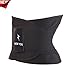 BiEnergo Waist Trainer for Women and Men, Slimming Sauna Waist Trimmer, Exercise Belt with Adjustable Straps Black