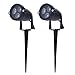 LemonBest 9W Low Voltage LED Landscape Spotlight,12V 350LM Warm White IP65 Waterproof LED Landscape Lights,Outdoor Wall Lights for Yard Garden Patio Driveway Pool with Spike Stand (2 Pack)