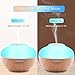 InnoGear 300ml Aromatherapy Essential Oil Diffuser Wood Grain Ultrasonic Cool Mist Humidifier Waterless Auto Shut-Off for Home Office Bedroom Yoga Spa