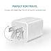 USB Wall Charger, Amoner UL Certified Dual USB 2-Pack 2.1A Wall Charger with Foldable Plug, Fast Travel Charger Cube Compatible with iPhone Xs/XS Max/XR/X/8/7/6S/6S Plus, iPad, Galaxy S9 S8 and More