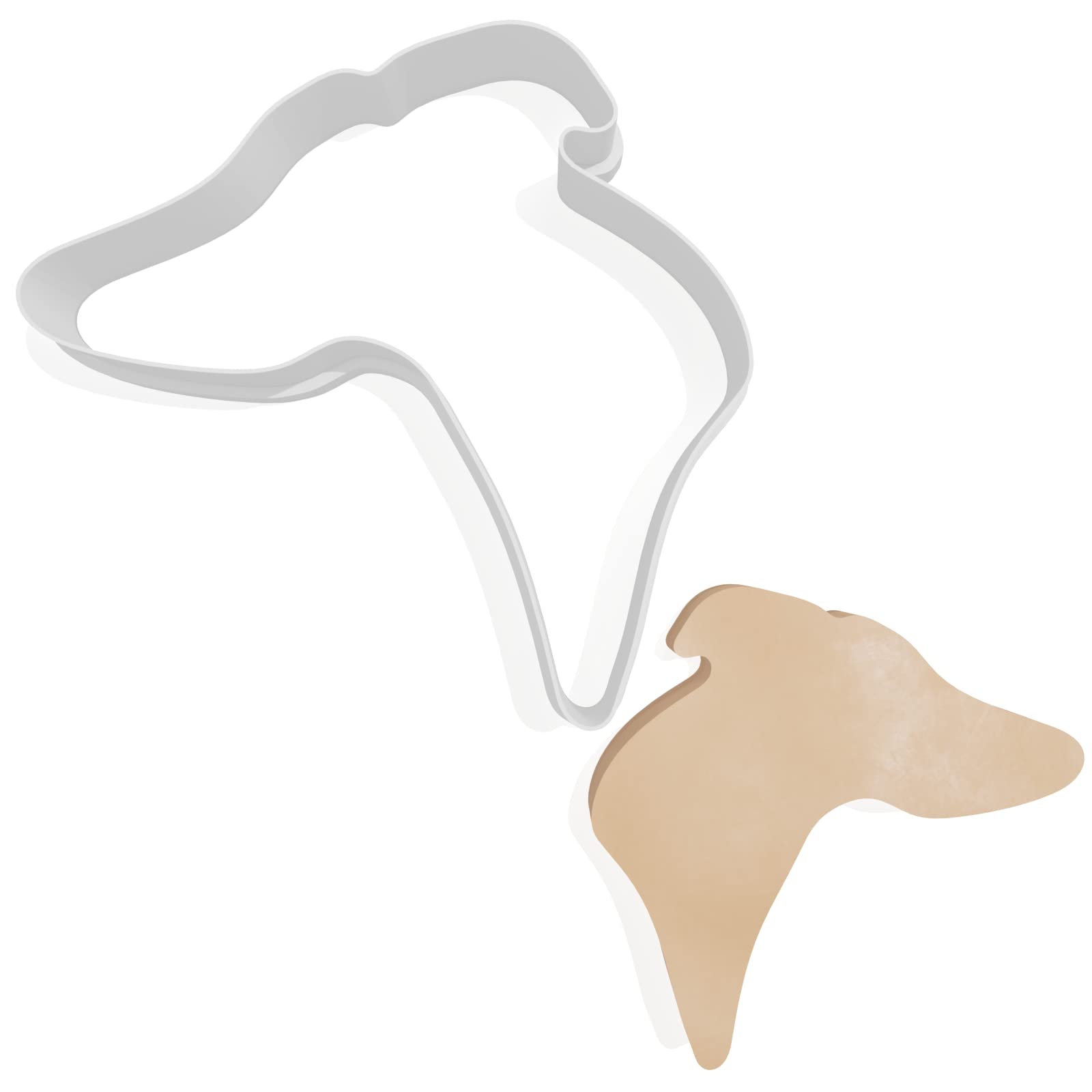 Greyhound Head Side On Cookie Cutter - 3 Sizes