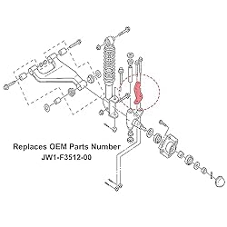 Roykaw Golf Cart Knuckle Arm Compatible with Yamaha