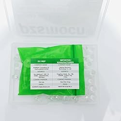 Pzsmocn 60 Pieces/30 Sets M6*8 mm PC Transparent
