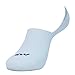 EnerWear 7P Pack Men's Cotton Seamless Invisible Socks (10-13, White)
