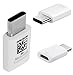 Samsung USB Type-C (1 pcs) to Micro USB Adapter Connector for Samsung Type C Mobile Devices (White)
