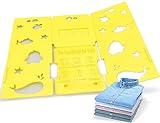 AHAHA Clothes Folder Easy and Fast for Kids and Adult-Thicknes T-Shirts Laundry Folding Plastic Board Flipfold