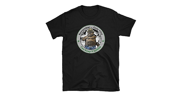 Smoking Weed Bear Short-Sleeve Unisex 