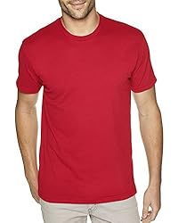 Next Level Men's Sueded Crew L RED