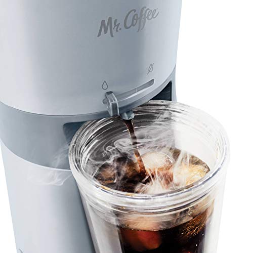 Mr Coffee Iced Coffee Maker with Reusable Tumbler and Coffee Filter