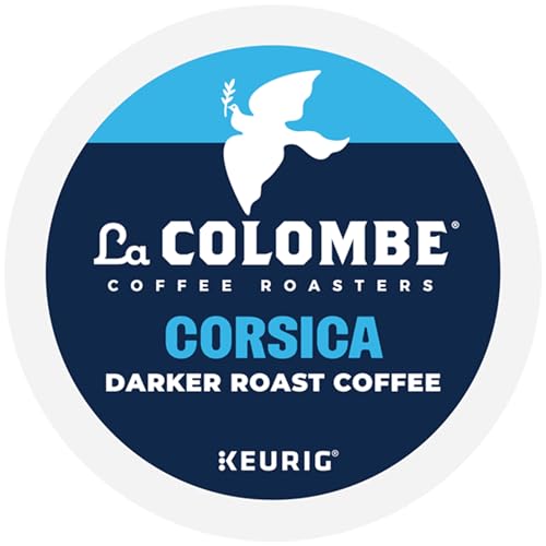 LA COLOMBE® COFFEE ROASTERS CORSICA DARK ROAST COFFEE, SINGLE SERVE KEURIG® K-CUP® PODS, 10 COUNT BOX