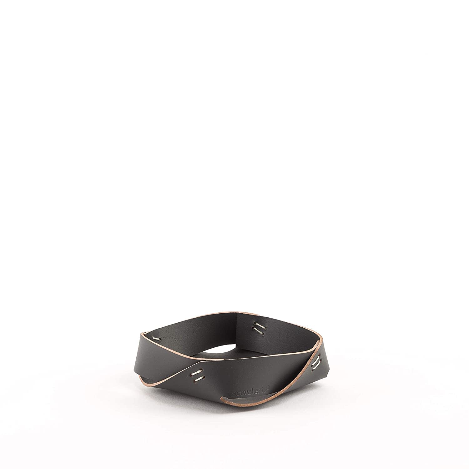 Vacavaliente Recycled Leather Desk Organiser - Grey