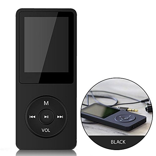 Muband Sport MP3 Player - 70 Hours Playback - Lossless Sound Music Player - 1.8 inch Screen (Supports up to 64GB)