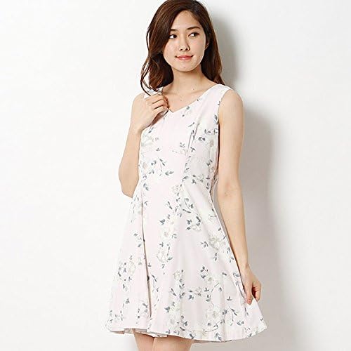 Amazon ビーラディエンス Be Radiance ボタニカルフラワーフィット フレアワンピース 40ピンク F 服 ファッション小物 通販