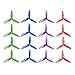 DALPROP Cyclone Series T5050C Tri-Blade High End Propellers 5X5 CW CCW Propeller for RC Drone Racing Quadcopter DIY (8 Pairs=16pcs Mix Color)