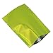 100 Pack Mylar Foil Heat Sealable Bag Aluminum Foil Pouch Bulk Food Storage Central Vacuum Bag (Green, 2.4x3.5 inches (1.97x3.35 inches Inner Size))