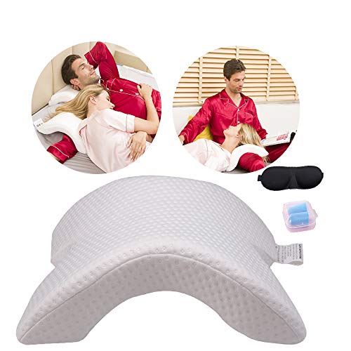 memory foam couples snuggle pillow