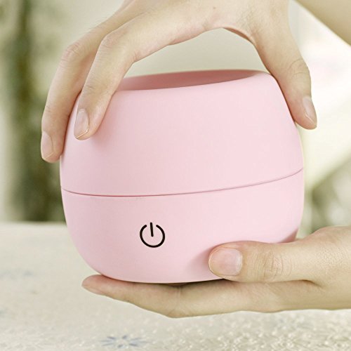 iRSE Aroma Humidifier USB Electric Cool Mist Ultrasonic Essential Oil mixture moisture diffuser for Office Home Bedroom Living Room Study Yoga Spa Aromatherapy diffuse Fragrance Water 10 oz (Grey)