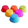 Cupcake Molds, 24 Pack Reusable Silicone Baking Cases Muffin Molds