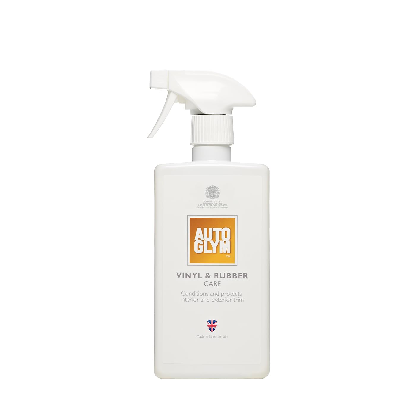 Autoglym Vinyl And Rubber Care, Fresh Lemon Scented Interior Car Cleaner Spray Designed To Protect Your Dashboard And Other Interior Plastics, White, 500 ml