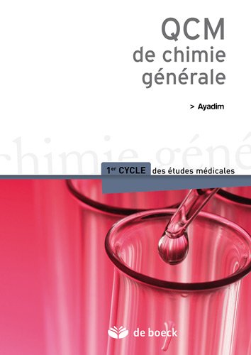 QCM de chimie générale