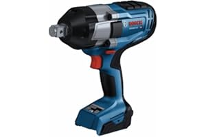 Bosch PROFACTOR GDS18V-770N 18V Cordless 3/4 In. Impact Wrench with Friction Ring and Thru-Hole, Battery Not Included , Blue