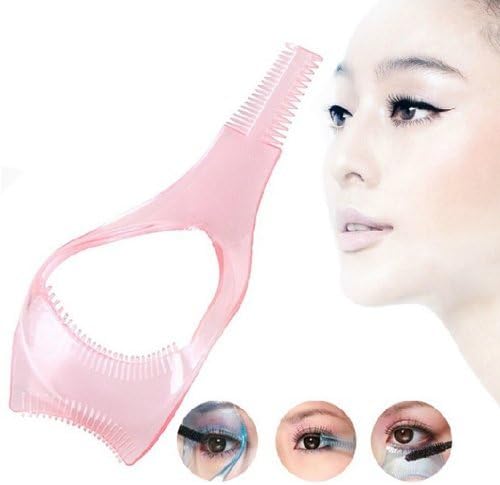 baido RIMEL Cosmetic Eyeliner Tabs Guide Comb Applicator Guide Guide to Color Tools Tool Pink