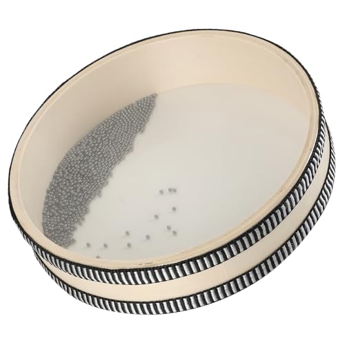 AllBright オーシャンドラム タンバリン 演奏 楽器 パーカッション 波の音 効果音 知育玩具 リズム遊び (25cm)商品画像