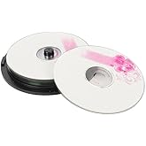 CD R Blank Discs, 730MB 2-52X Recordable Disc Blank CDs for Data and Music, Compatible with Most CD R Drives (10PCS)