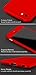 iPhone 5S Case,iPhone 5 Case, iPhone SE Case, Full Body Coverage Ultra-thin Hard Hybrid Plastic with [Slim Tempered Glass Screen Protector] Protective Case Cover & Skin for Apple iPhone 5S/5 (Red)