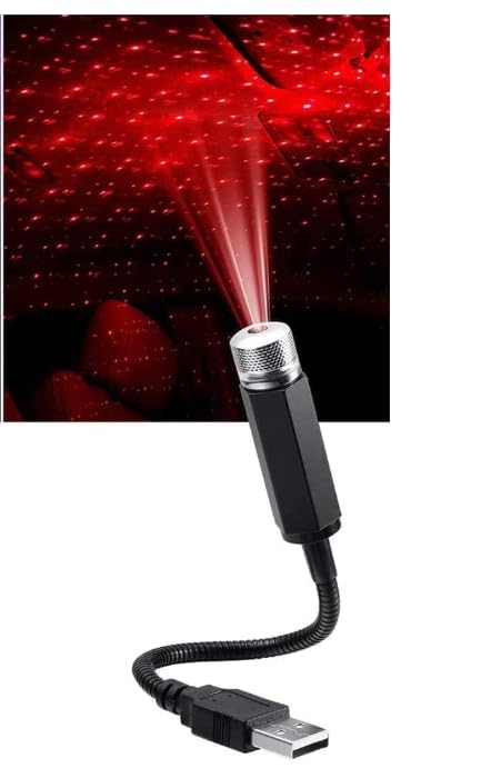 Mini Led Projection Lamp, USB Car Roof Star Projector Night Light, Projection Lamp,Mini Led Lamp Star Night-Lights Tools and Home Improvement