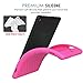 MoKo Case for Amazon Fire HD 8 (2016 6th Generation) - [Honey Comb Series] Light Weight Soft Silicone Back Cover [Kids Friendly] for Fire HD 8 Tablet (6th Gen, 2016 release Only), Magenta