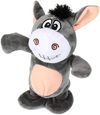 ENTOY Talking Donkey Sound Repeating Animal Toy Speaking and Walking Plush Toys Repeats What You Say Education Toy for Baby Children
