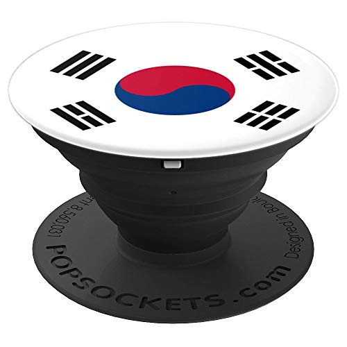 South Korean Flag Kpop PopSockets PopGrip: Swappable Grip for Phones & Tablets