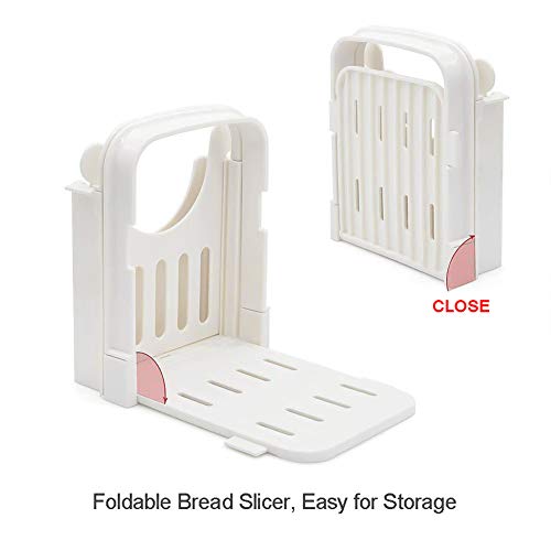 image for Coolcycling Bread Slicer Cutting Kitchen Tool Toast Cutter Sandwich Ma