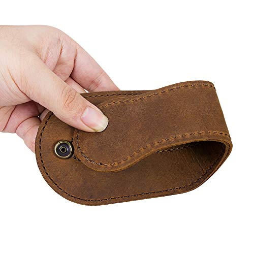 EASYANT Mini Leather Coin Purse Outdoor Men EDC Self-Defense Multi-Tool