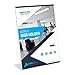 AdirOffice Slant-Back Photo-Sign Holder Ad Frame – Side Insert – Clear Acrylic (3 Pack, 5x7 Portrait)