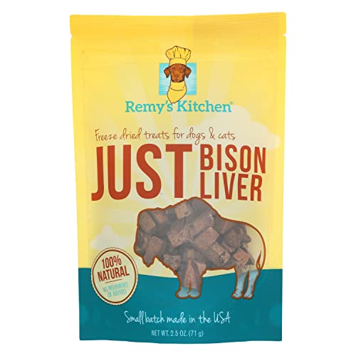 Remy's Kitchen Just Bison Liver Freeze Dried Treats