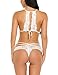 Avidlove Sexy Bra and Panty Set Lace Lingerie Babydoll 2 piece outfits White S