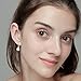 925 Sterling Silver Freshwater Cultured Pearl Dangle Drop Earrings for Women AAA+ Quality 8mm Black Pearl Women's Earrings