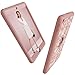 Hocase iPad 9.7 2018/2017 Case Heavy Duty Shockproof Silicone Rubber+Hard Shell Hybrid Protective Case w/ Rose Floral Print for iPad 5th/6th Generation A1893/A1954/A1822/A1823 - Rose Gold Pink