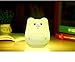 MINIKATA Cute Silicone Night Light, Battery Powered Night Lights for Kids Bedroom, Children Nursery Night Lamps Tap Control Single Color and 7-Color Soft Touch (Style-1 / One Size)