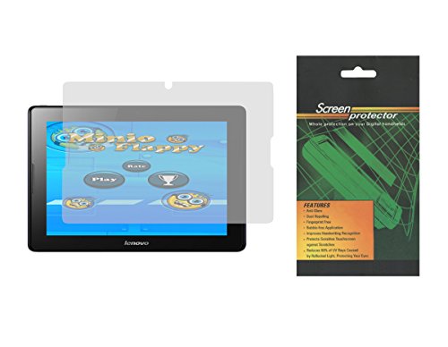 iShoppingdeals - 2X Clear Screen Protector Guard Shield for Lenovo IdeaTab A10-70 10.1-INCH Tablet (A7600-F)